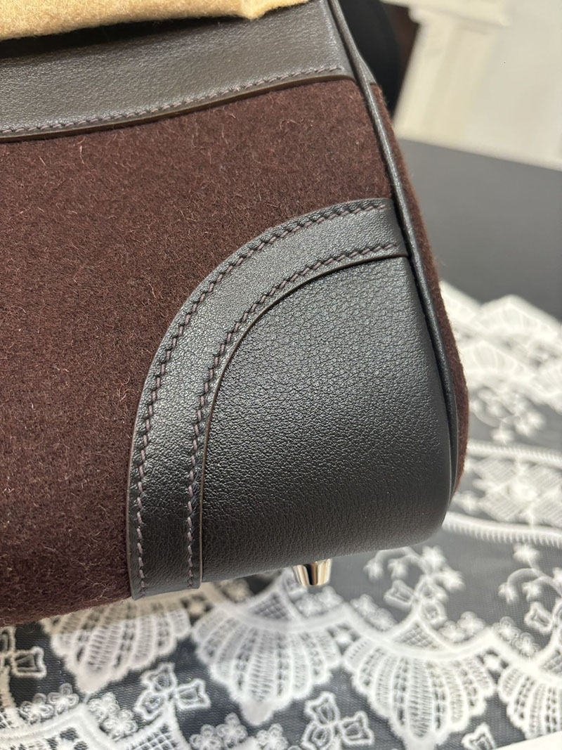 エルメス HERMES バーキン25 ゴーチーム ブルーインディゴ スイフト/フェルト シルバー金具 2526254 バーキン25 ゴーチーム - 画像 (4)
