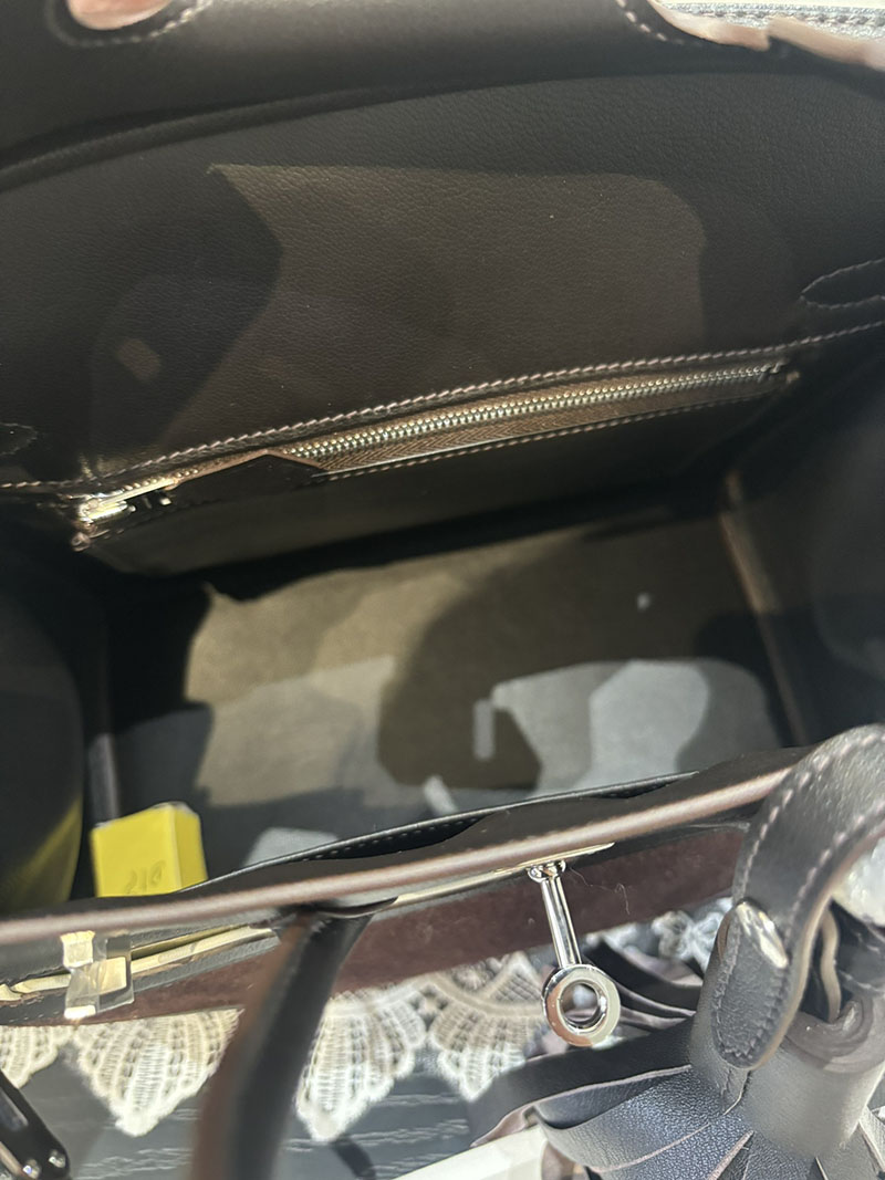 エルメス HERMES バーキン25 ゴーチーム ブルーインディゴ スイフト/フェルト シルバー金具 2526254 バーキン25 ゴーチーム - 画像 (2)