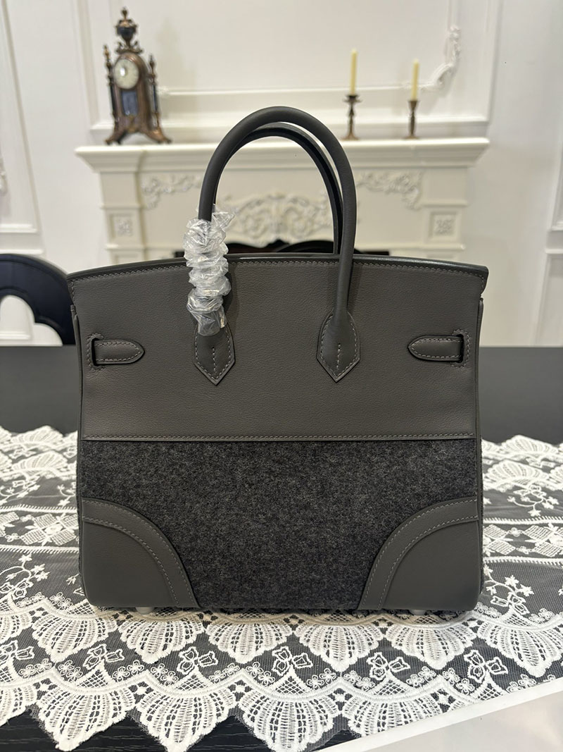 エルメス HERMES バーキン25 ゴーチーム グリメイヤー スイフト/フェルト シルバー金具 2526255 バーキン25 ゴーチーム - 画像 (8)