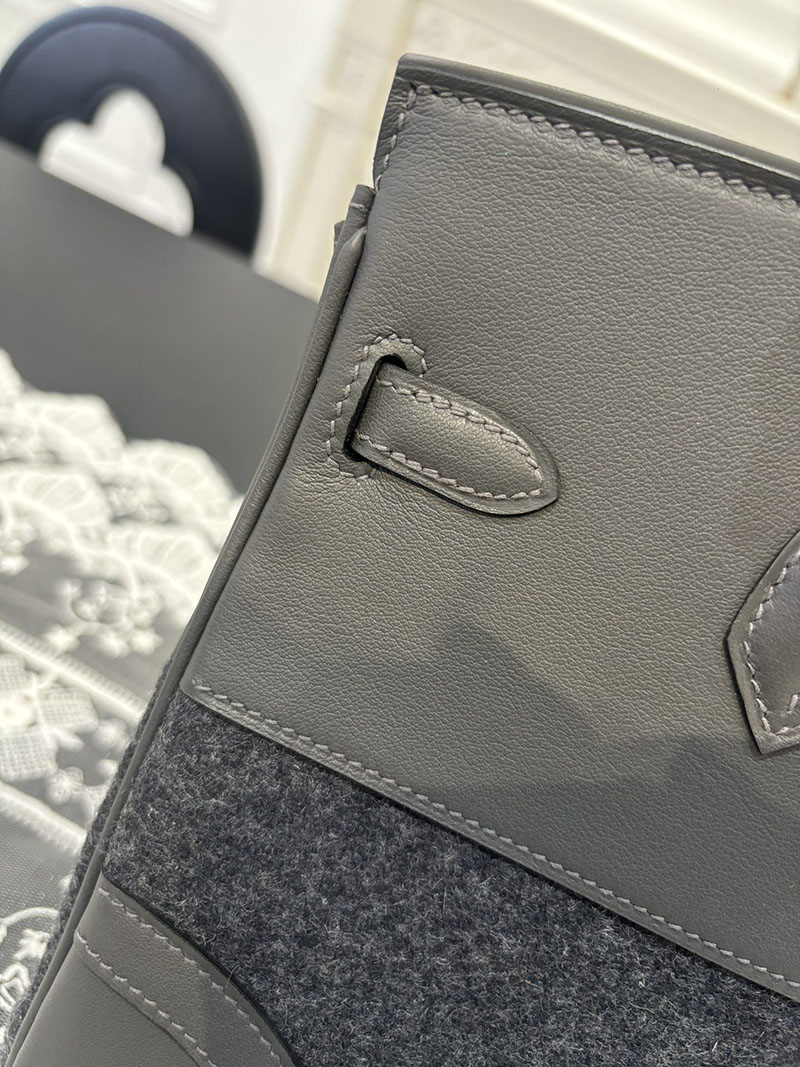 エルメス HERMES バーキン25 ゴーチーム グリメイヤー スイフト/フェルト シルバー金具 2526255 バーキン25 ゴーチーム - 画像 (7)