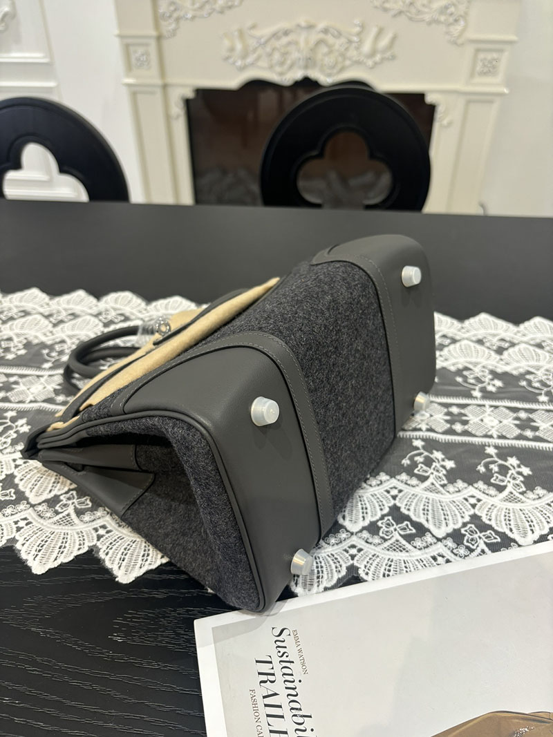 エルメス HERMES バーキン25 ゴーチーム グリメイヤー スイフト/フェルト シルバー金具 2526255 バーキン25 ゴーチーム - 画像 (5)