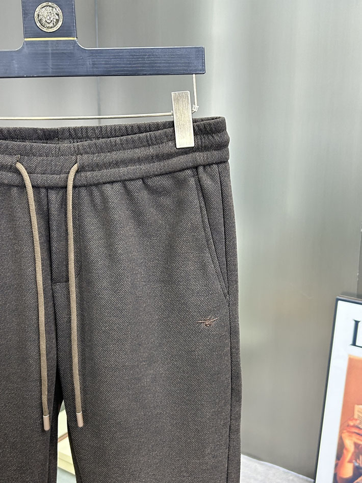 最高級ディオールスーパーコピー Dior ドローストリング チェック スラックス ロングパンツ ブラウン 2525257 ディオール パンツ メンズ - 画像 (10)