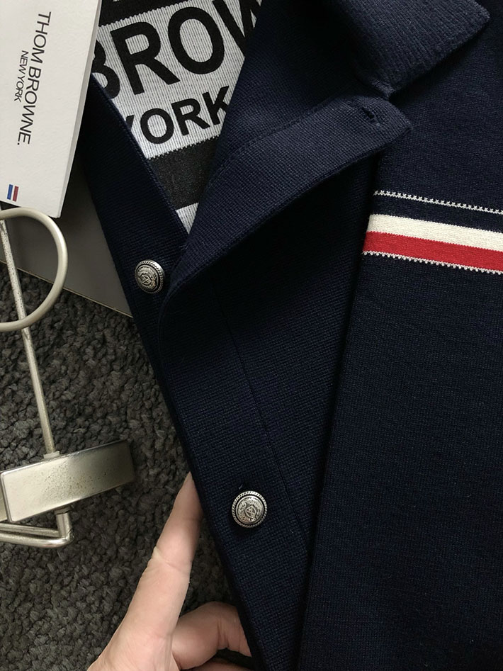 最高級トムブラウンスーパーコピー Thom Browne 長袖シャツ カーディガン メンズ トップス ブラック 2525263 トムブラウン ジャケット メンズ - 画像 (8)