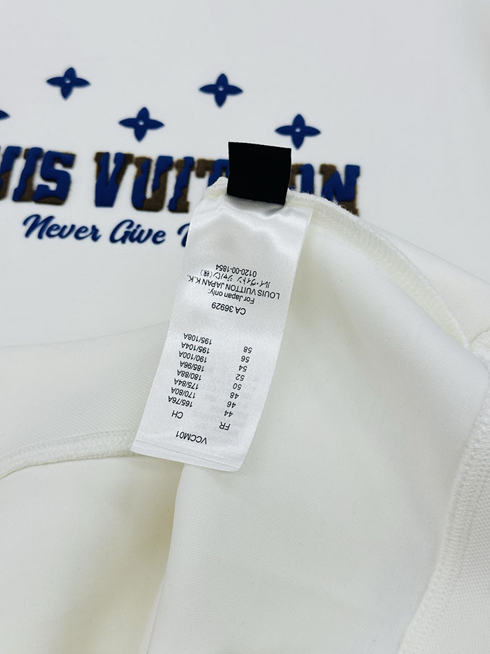 最高級ルイヴィトンスーパーコピー Vuitton シグネチャーフーディ エンブロイダリー ホワイト 2525297 ルイヴィトン パーカー 新作 - 画像 (3)