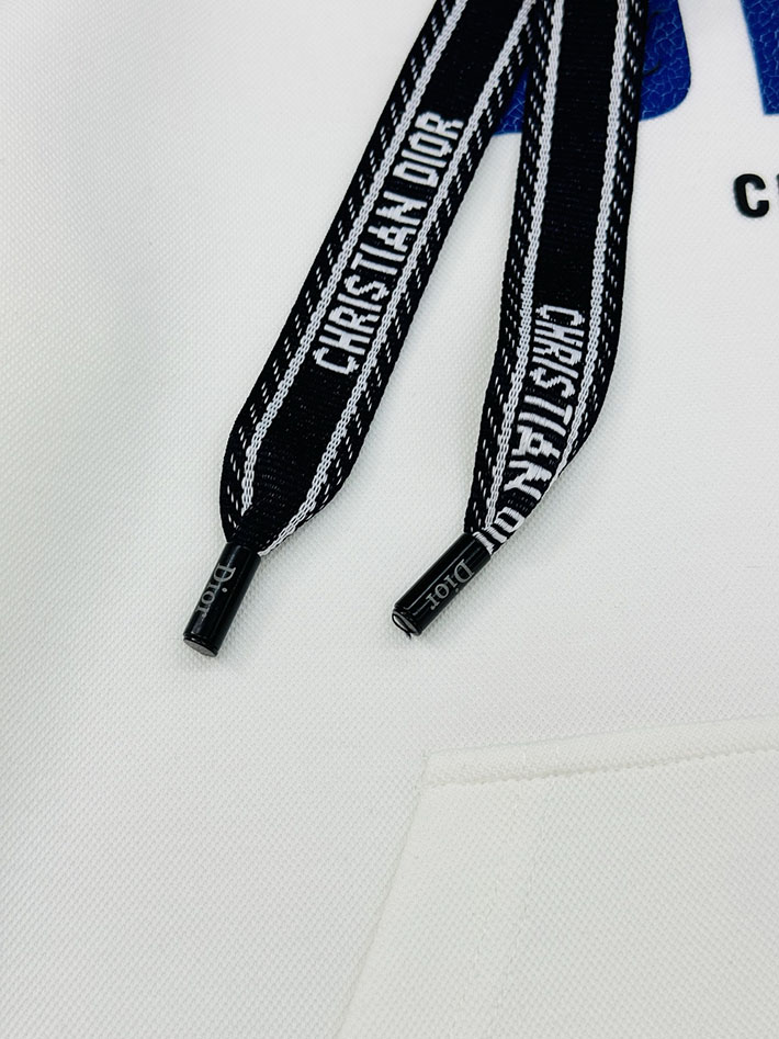 最高級ディオールスーパーコピー Dior DANIEL ARSHAM ロゴ コットンフーディ ホワイト 2525299 ディオール パーカー 新作 - 画像 (7)