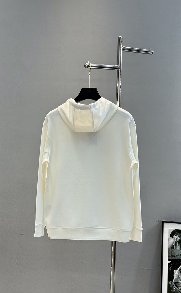 最高級ディオールスーパーコピー Dior DANIEL ARSHAM ロゴ コットンフーディ ホワイト 2525299 ディオール パーカー 新作 - 画像 (3)