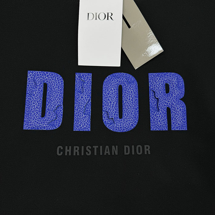 最高級ディオールスーパーコピー Dior DANIEL ARSHAM ロゴ コットンフーディ ブラック 2525300 ディオール パーカー 新作 - 画像 (5)