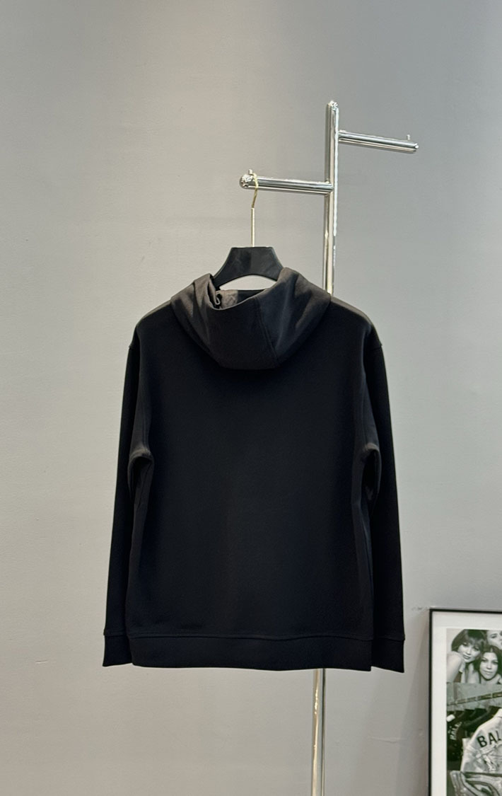 最高級ディオールスーパーコピー Dior DANIEL ARSHAM ロゴ コットンフーディ ブラック 2525300 ディオール パーカー 新作 - 画像 (2)
