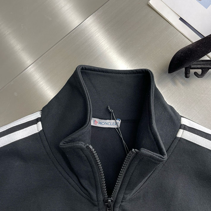 最高級モンクレールスーパーコピー MONCLER ロゴ パーカー パンツ 上下セット ブラック 2525302 MONCLER セットアップ - 画像 (8)