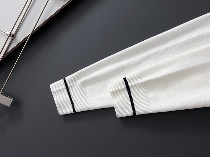 最高級エルメススーパーコピー服 HERMES empreintes sellier cuir トレーナー ホワイト 2525325 エルメス トレーナー メンズ - 画像 (9)