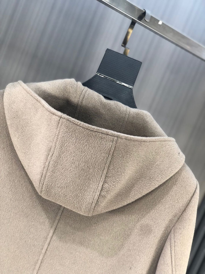 最高級プラダスーパーコピー PRADA チェスターコート ロングコート トレンチコート フード付き グレー 2525326 プラダ コート アウトレット - 画像 (2)