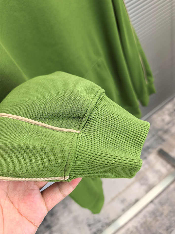 最高級ルイヴィトンスーパーコピー Vuitton シグネチャーフーディウィズエンブロイダリー カーキ 2525348 ヴィトン パーカー メンズ - 画像 (4)