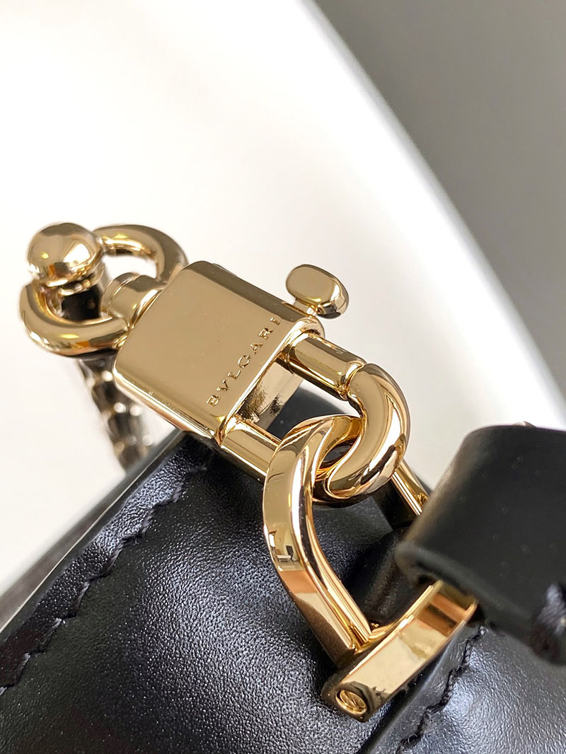 最高級ブルガリスーパーコピー BVLGARI SERPENTI FOREVER MINI TOP HANDLE ショルダーバッグ ブラック 2526368 ブルガリ バッグ アウトレット - 画像 (4)