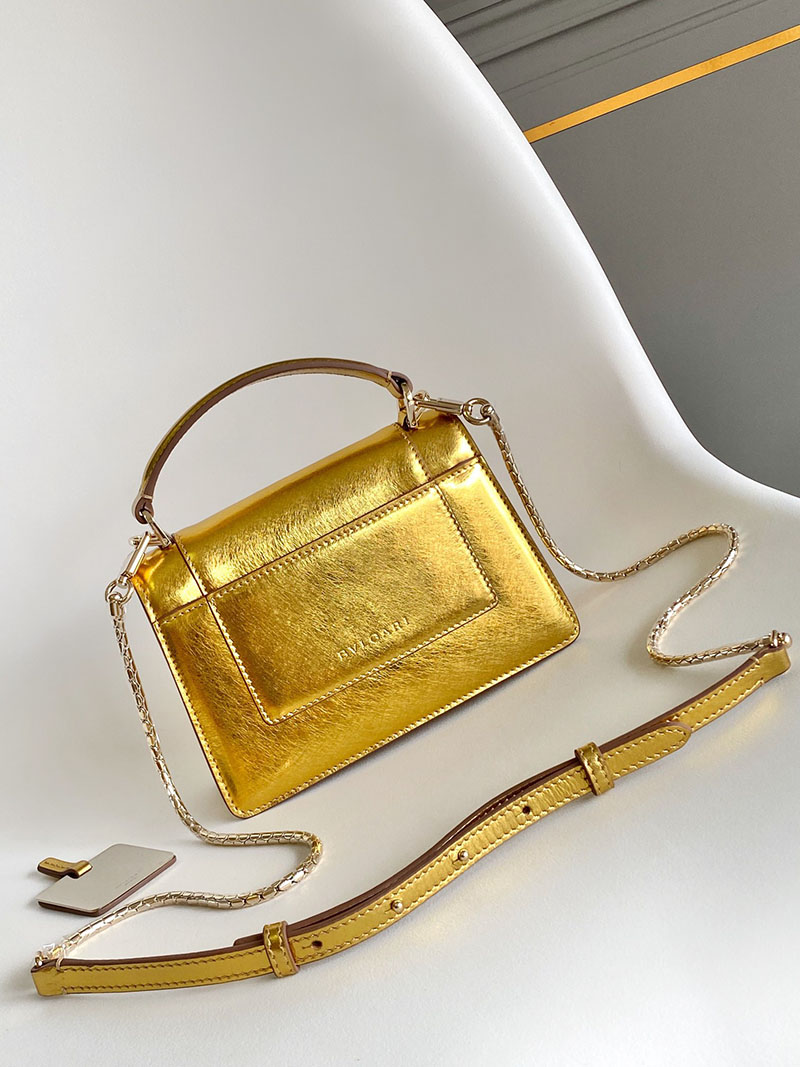 最高級ブルガリスーパーコピー BVLGARI SERPENTI FOREVER MINI TOP HANDLE ショルダーバッグ ゴールド 2526369 ブルガリ バッグ 新作 - 画像 (8)