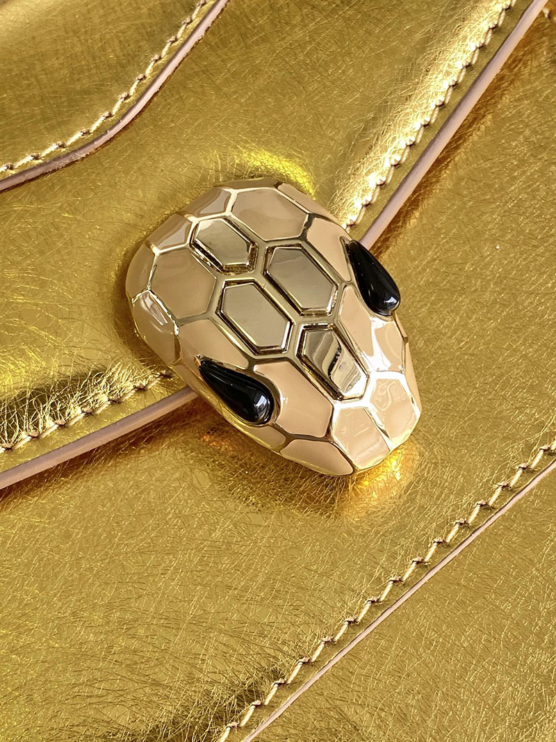 最高級ブルガリスーパーコピー BVLGARI SERPENTI FOREVER MINI TOP HANDLE ショルダーバッグ ゴールド 2526369 ブルガリ バッグ 新作 - 画像 (6)