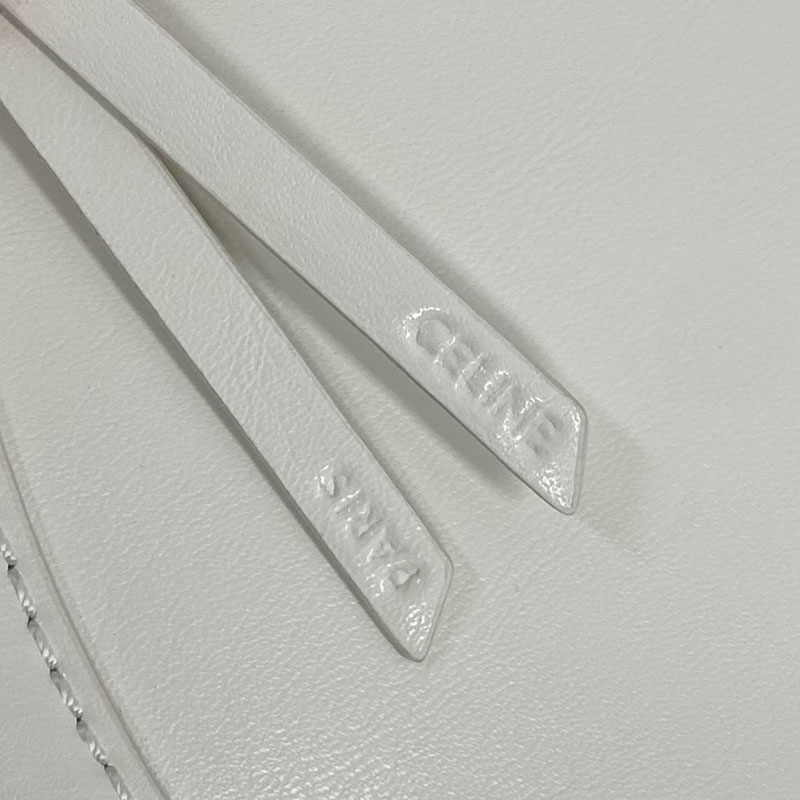最高級セリーヌスーパーコピー CELINE カバ ニューラゲージ グロッシーカーフスキン ホワイト 123963GW4.01BC セリーヌトートバッグ公式 - 画像 (5)