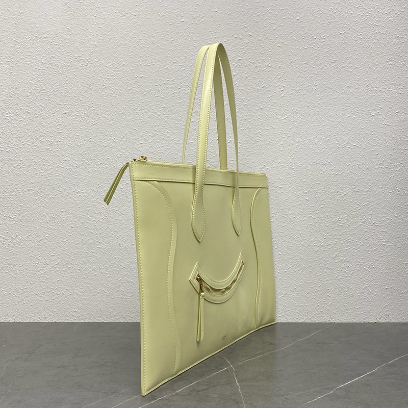 最高級セリーヌスーパーコピー CELINE カバ ニューラゲージ グロッシーカーフスキン シトラス 123963GW4.11CU セリーヌ トートバッグ 人気 - 画像 (9)