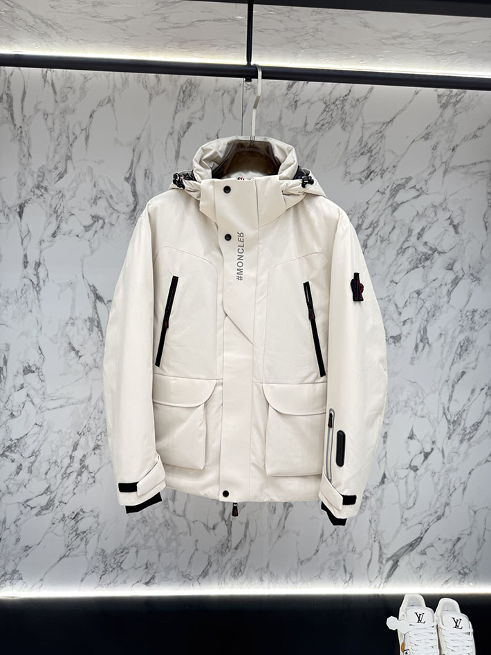 最高級モンクレールスーパーコピー Moncler メンズ 大きいサイズ ホワイト 冬 ダウンコート シンプル ホワイト 2525377 モンクレール ダウン メンズ 人気 - 画像 (6)