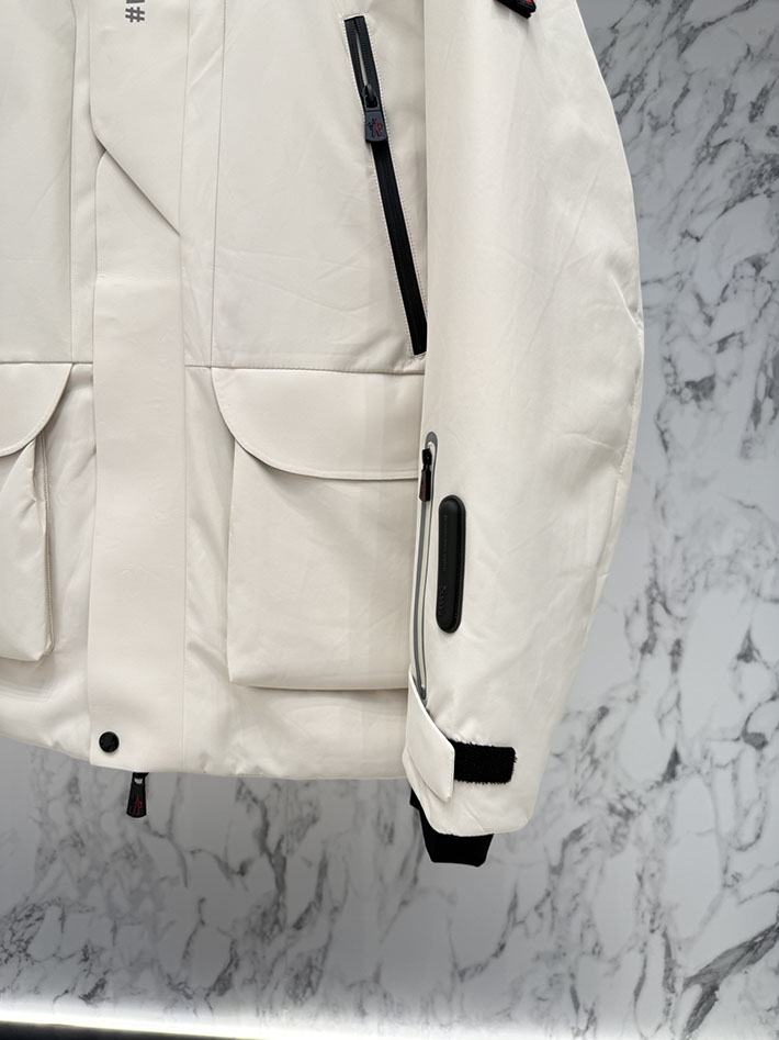 最高級モンクレールスーパーコピー Moncler メンズ 大きいサイズ ホワイト 冬 ダウンコート シンプル ホワイト 2525377 モンクレール ダウン メンズ 人気 - 画像 (4)