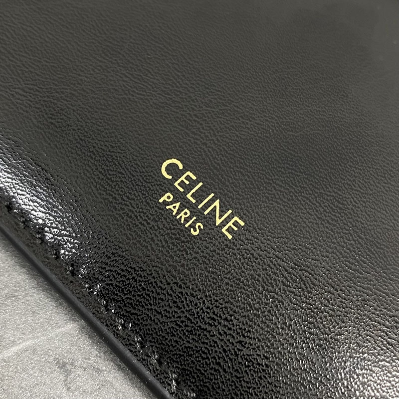 最高級セリーヌスーパーコピー CELINE カバ ニューラゲージ グロッシーカーフスキン ブラック 123963GW4.38NO セリーヌ トートバッグ 大きめ - 画像 (6)