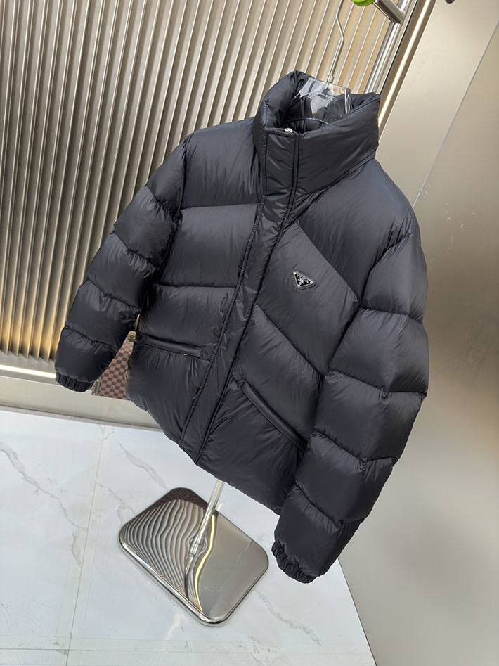 最高級プラダスーパーコピー PRADA オーバーサイズ ユニセックス ダウンジャケット ブラック 2525379 今年 流行りのダウンジャケット - 画像 (7)