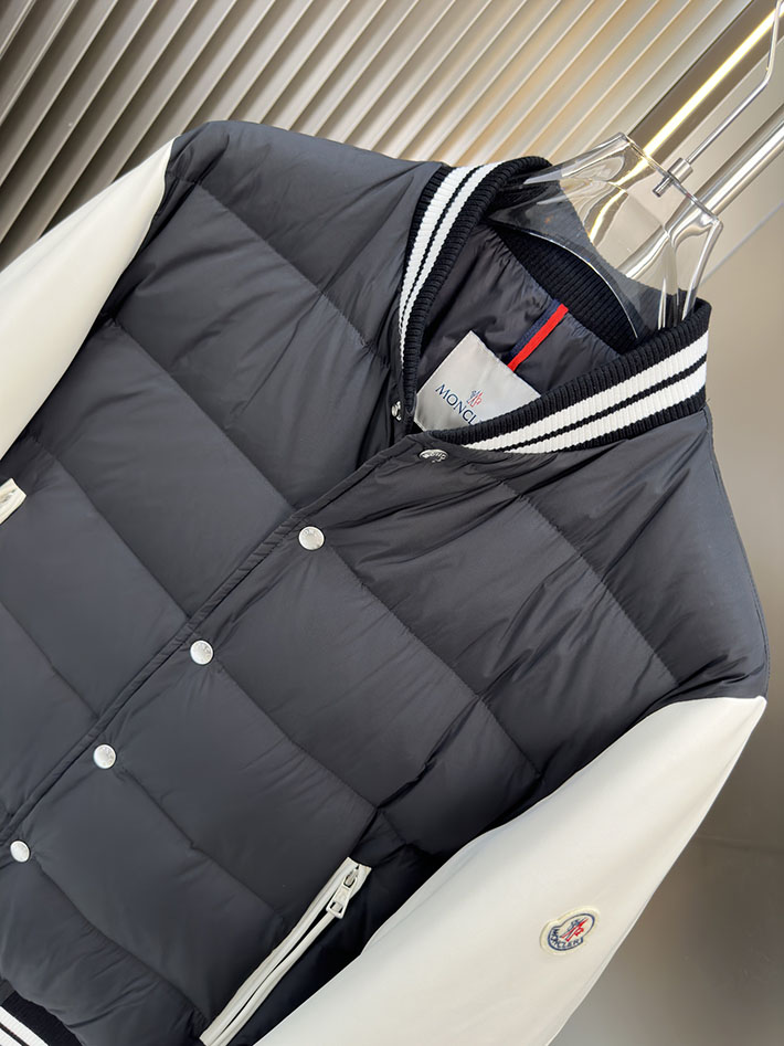 最高級モンクレールスーパーコピー Moncler 2025新作 スタジャン ダウンジャケット ブラック 2525384 今年 流行りのダウンジャケット - 画像 (4)