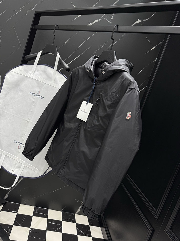 最高級モンクレールスーパーコピー Moncler GRENOBLE ダウンジャケット ブラック 2525404 モンクレール アウトレット どれくらい 安い - 画像 (9)