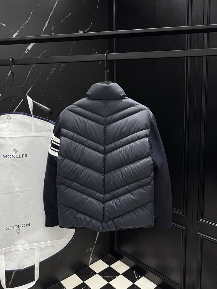 最高級モンクレールスーパーコピー Moncler ニットダウンジャケット CARDIGAN ブラック 2525410 モンクレール アウトレット 激安 - 画像 (2)