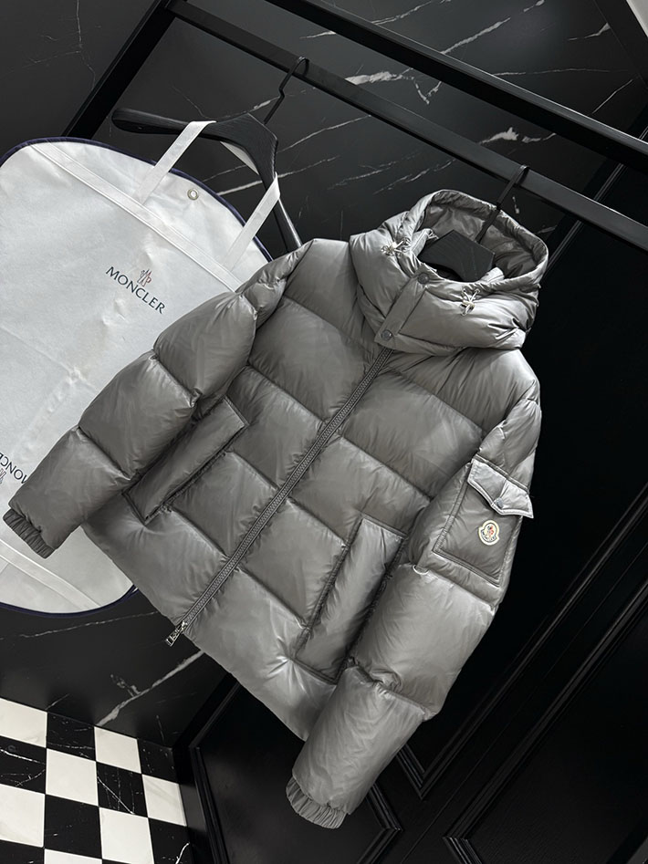 最高級モンクレールスーパーコピー Moncler Couyere ショートダウンジャケット グレー 2525411 モンクレール アウトレット 激安 - 画像 (9)
