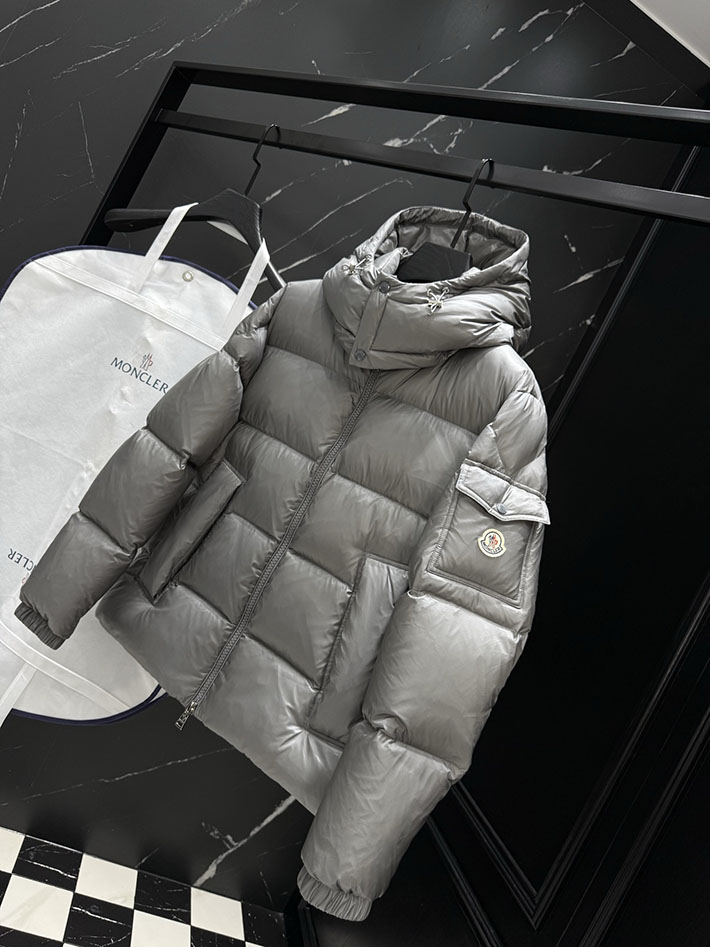 最高級モンクレールスーパーコピー Moncler Couyere ショートダウンジャケット グレー 2525411 モンクレール アウトレット 激安 - 画像 (7)