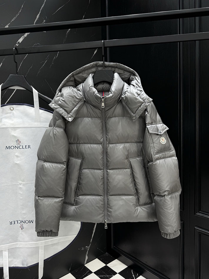 最高級モンクレールスーパーコピー Moncler Couyere ショートダウンジャケット グレー 2525411 モンクレール アウトレット 激安 - 画像 (4)