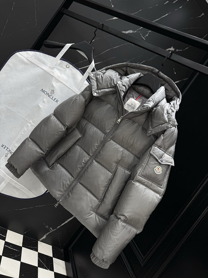 最高級モンクレールスーパーコピー Moncler Couyere ショートダウンジャケット グレー 2525411 モンクレール アウトレット 激安 - 画像 (3)