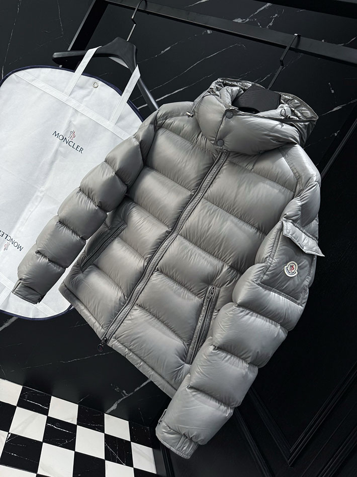 最高級モンクレールスーパーコピー Moncler Couyere ショートダウンジャケット グレー 2525412 バーバリー アウトレット 通販 - 画像 (8)
