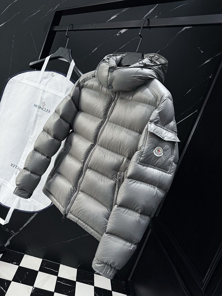 最高級モンクレールスーパーコピー Moncler Couyere ショートダウンジャケット グレー 2525412 バーバリー アウトレット 通販 - 画像 (7)