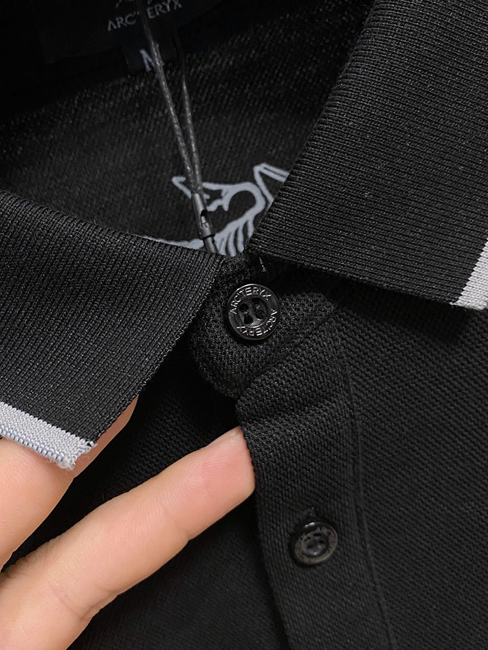 最高級アークテリクススーパーコピー ARC’TERYX ダークブルーポロシャツ 長袖 刺繍シャツ ブラック 2525525 アークテリクス ポロシャツ 長袖 - 画像 (5)