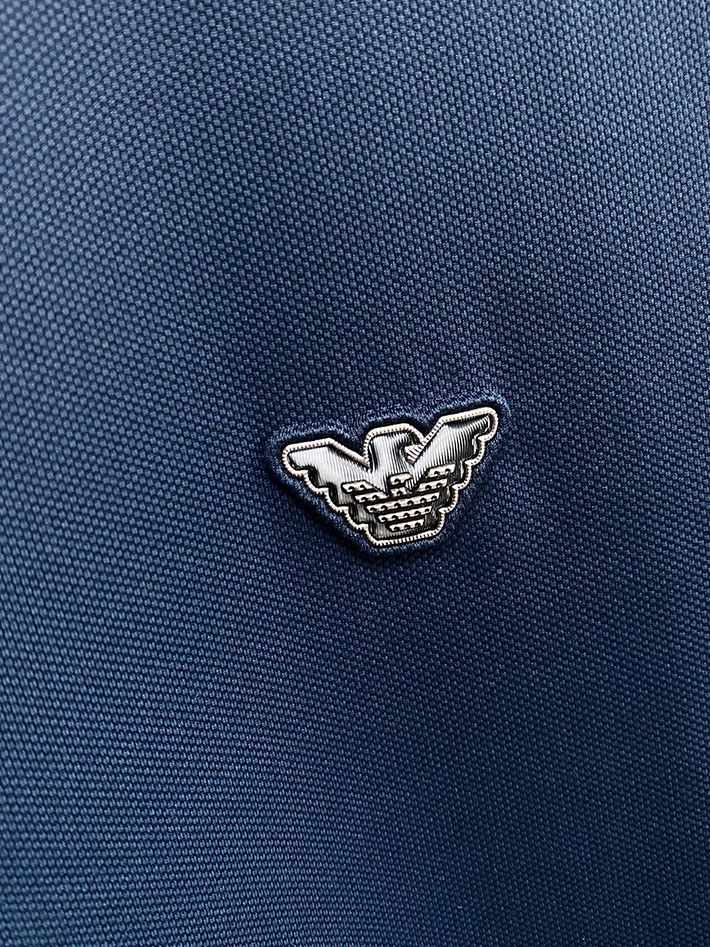 最高級アルマーニスーパーコピー ARMANI リネンブレンド ワンポイント オープンカラー ブルー 2525527 アルマーニ ワイシャツ ビジネス - 画像 (7)