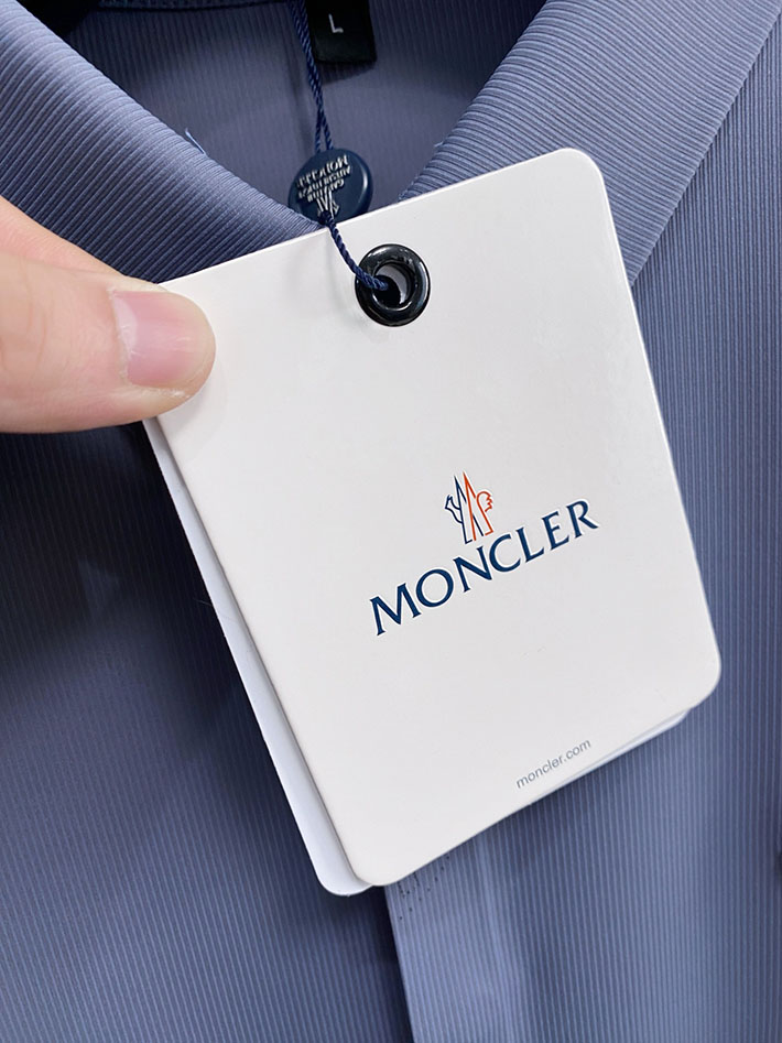 最高級モンクレールスーパーコピー MONCLER シャツ 長袖 ブラウス トップス 長袖シャツ ブルー 2525532 モンクレール ワイシャツ 長袖 - 画像 (5)