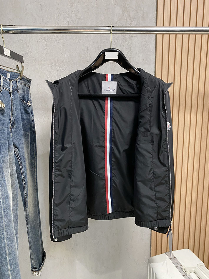 最高級モンクレールスーパーコピー MONCLER Remoray ウィンドジャケット メンズ ブラック 2525547 モンクレール ナイロン ジャケット 人気 - 画像 (6)