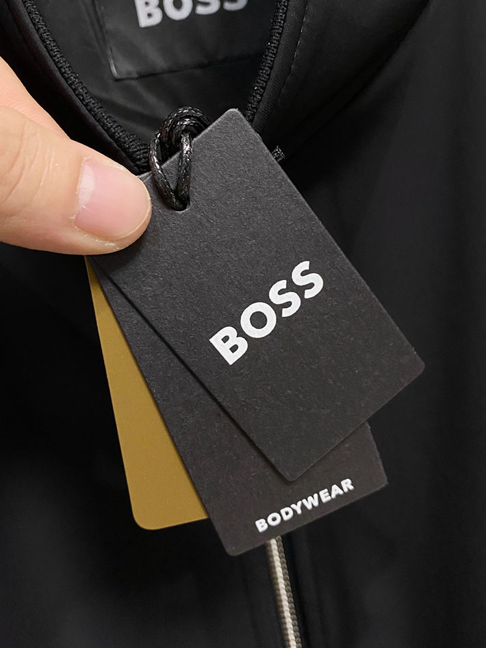 HUGO BOSS ヒューゴボス 服 パーカー Authentic Jacket H オーセンティック ジャケット ブラック 2525552 bossジャケット - 画像 (5)