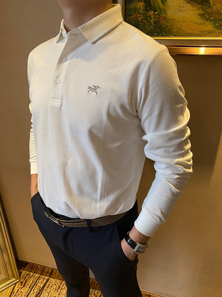 最高級アークテリクススーパーコピー ARC’TERYX Dromos Tech Polo ショートスリーブポロ 長袖 ホワイト 2525554 アークテリクス 長袖 ポロシャツ - 画像 (7)