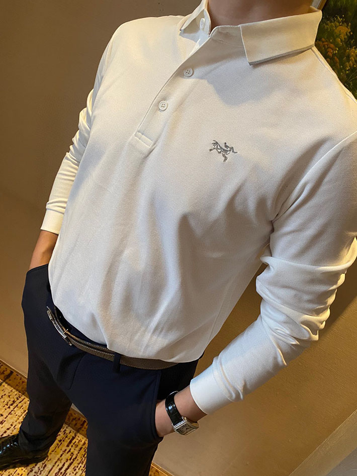 最高級アークテリクススーパーコピー ARC’TERYX Dromos Tech Polo ショートスリーブポロ 長袖 ホワイト 2525554 アークテリクス 長袖 ポロシャツ - 画像 (4)