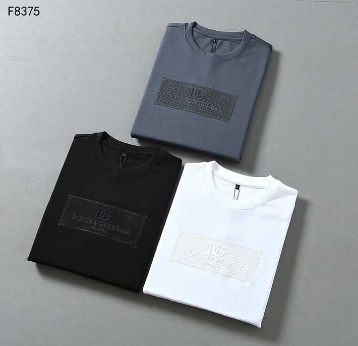 最高級D&Gスーパーコピー ドルチェ&ガッバーナ Tシャツ カットソー ロンT クルーネック 長袖 ブルー 2525569 ドルガバ Tシャツ アウトレット - 画像 (3)