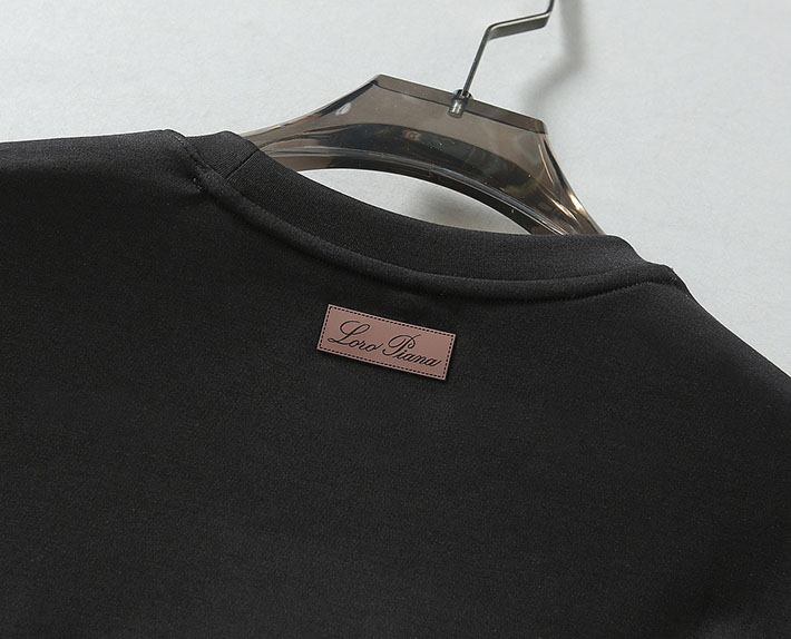 最高級ロロ・ピアーナスーパーコピー Loro Piana Tシャツ 長袖 メンズ おしゃれ ブラック 2525571 ロロピアーナ T シャツ メンズ - 画像 (7)