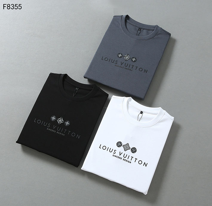 最高級ルイヴィトンスーパーコピー Vuitton Tシャツ 長袖 メンズ おしゃれ ブルー 2525573 ヴィトン Tシャツ メンズ - 画像 (4)