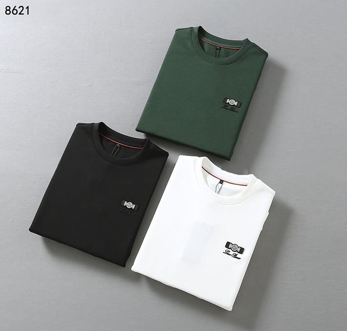 最高級ロロ・ピアーナスーパーコピー Loro Piana Tシャツ 長袖 メンズ おしゃれ ホワイト 2525577 ロロピアーナ T シャツ メンズ - 画像 (2)