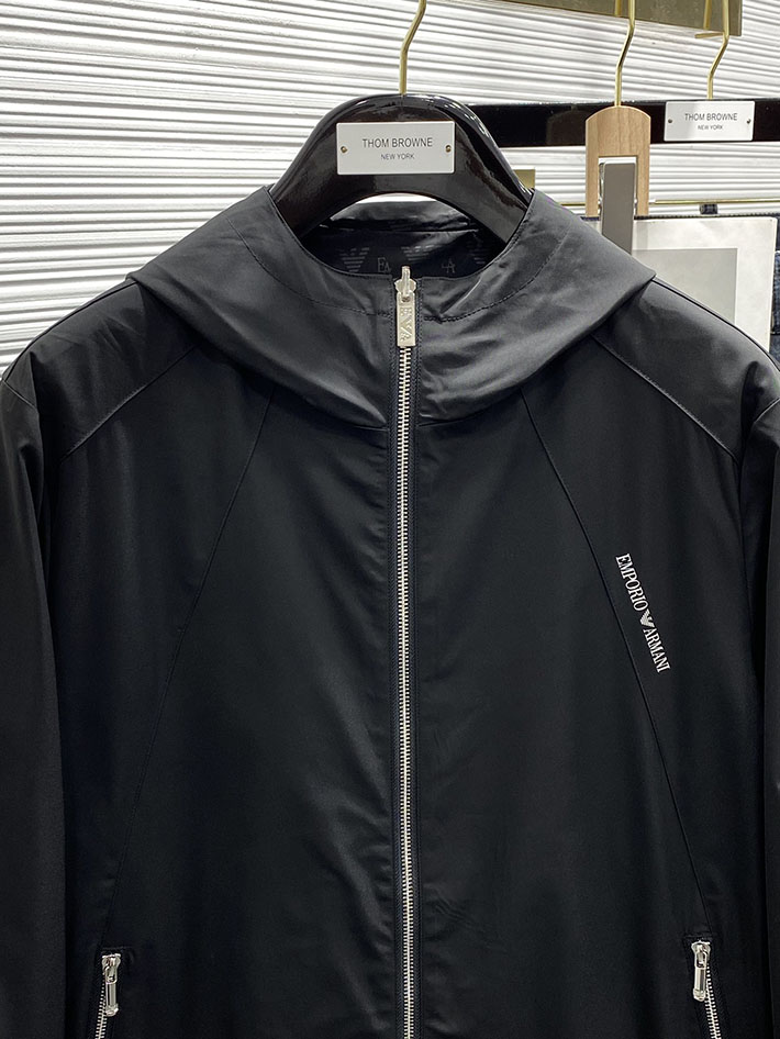 最高級アルマーニスーパーコピー ARMANI ロゴプリントリバーシブルジャケット ブラック 2525662 アルマーニ ジャケット メンズ - 画像 (9)
