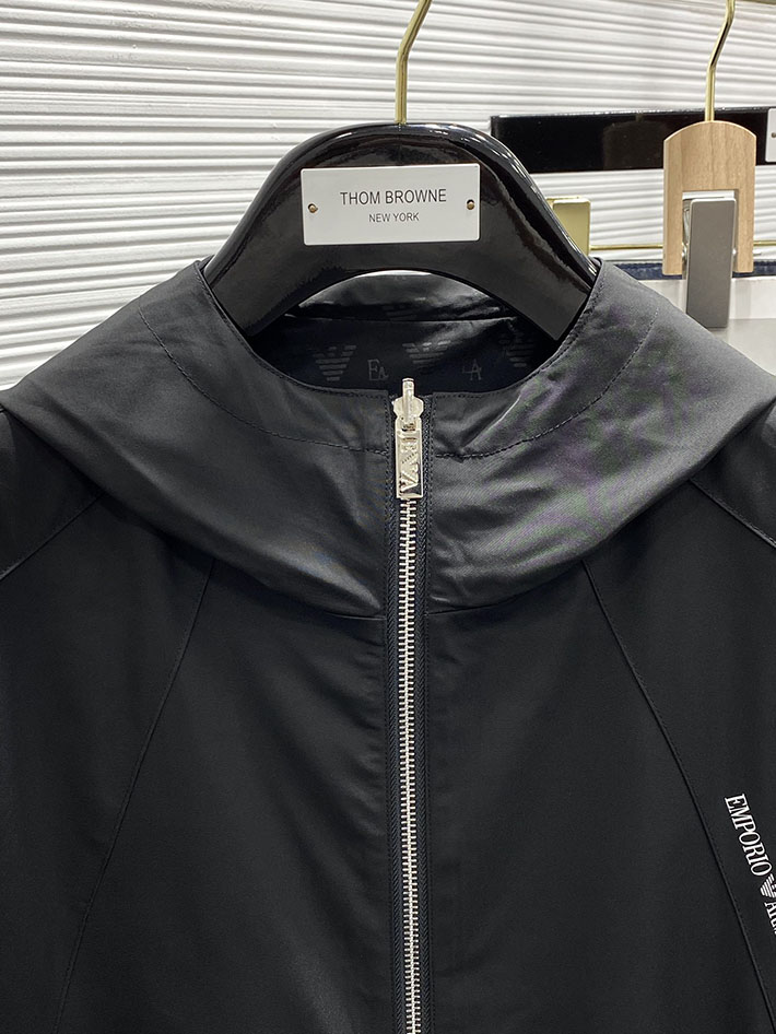 最高級アルマーニスーパーコピー ARMANI ロゴプリントリバーシブルジャケット ブラック 2525662 アルマーニ ジャケット メンズ - 画像 (8)