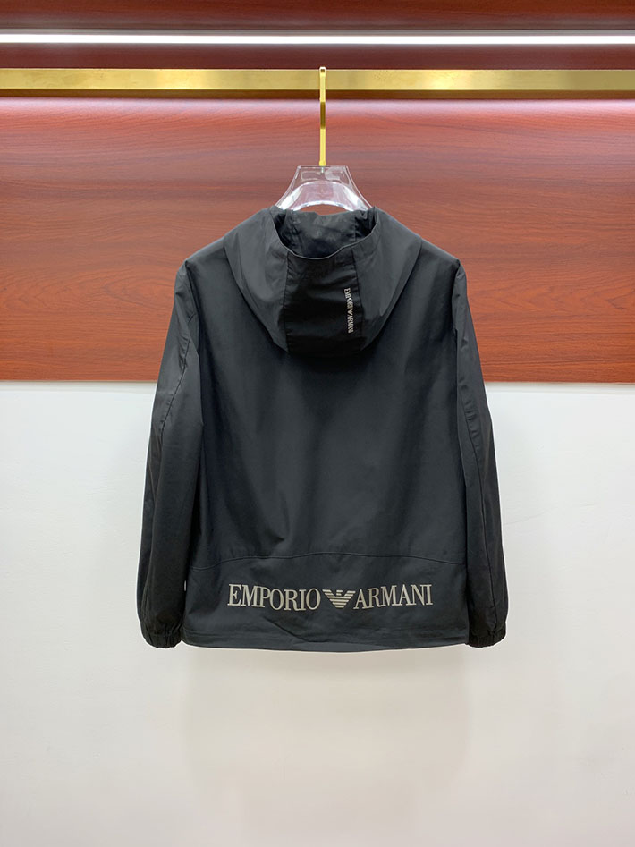 最高級アルマーニスーパーコピー ARMANI エクスチェンジ ジップアップ ブルゾン ブラック 2525671 アルマーニ ジャケット メンズ - 画像 (3)