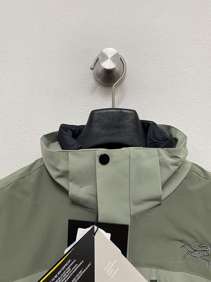 アークテリクス マウンテンパーカー ARC’TERYX アトム フーディ ナイロンジャケット グレー 2525679 アークテリクス ジャケット レディース - 画像 (9)