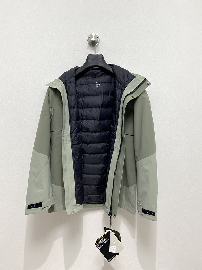 アークテリクス マウンテンパーカー ARC’TERYX アトム フーディ ナイロンジャケット グレー 2525679 アークテリクス ジャケット レディース - 画像 (4)